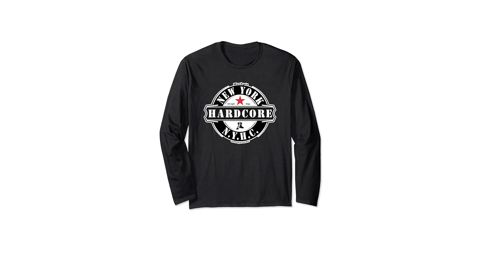 Amazon.com: New York HARDCORE NYHC USA Straight Edge x vegan